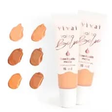 Base Liquida Matte Vai na Bolsa 15ml Vivai 1028.4.1