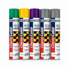Tinta Spray Uso Geral 250ml Chemicolor Gesso Cerâmica Ferro Metal Pintura