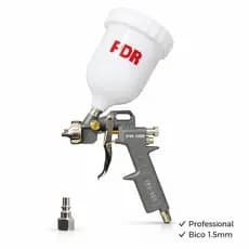 Pistola de Pintura Gravidade 1.5mm Profissional PDR Pro 500
