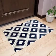 Tapete Capacho Avulso Porta Entrada 45 x 65 Borracha Antiderrapante Decorativo