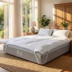 Pillow Top - Solteiro - Casal - Queen - King Size Protetor De Colchão Pilow Groso Cama Box 730 G/m² Branco Extra Macio