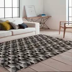 Tapete Sala Quarto Antiderrapante Estilo Geométrico moderno e Decorativo