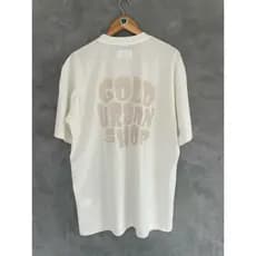 camiseta streetwear  GOLD BUBBLE 100% algodao fio 30.1 y2k