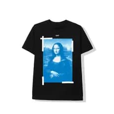 camiseta oversized offwhite monalisa 100% algodão