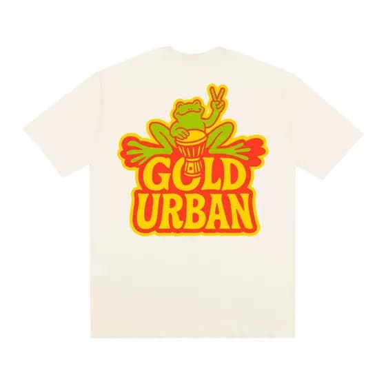 camiseta streetwear gold peace frog marca nacional 100% original