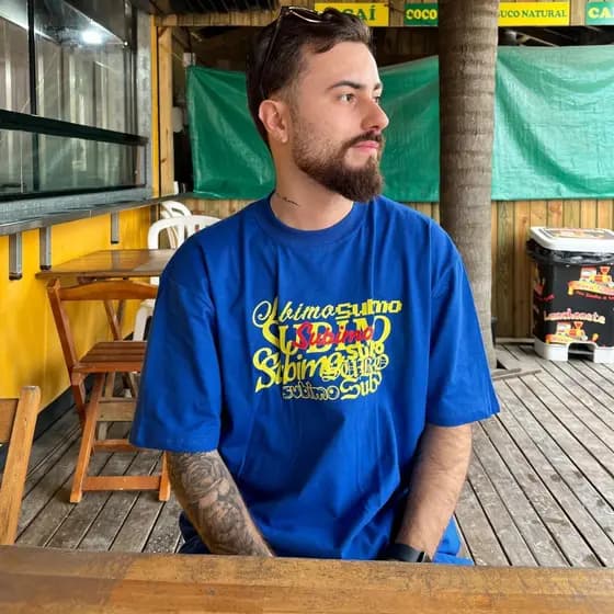 camiseta streetwear marca nacional SUBIMO FONTS
