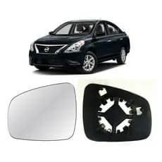 Lente Espelho C/ Base Nissan Versa 2017/2019 Lado Direito
