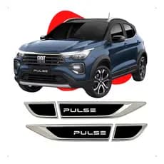 Aplique Emblema Scoop Esportivo Lateral Cromado Pulse 2021