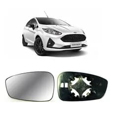 Lente Espelho C/ Base Ford New Fiesta 13/2021 Lado Direito