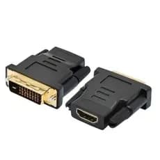 Conector Adaptador Dvi X Hdmi Fêmea 24+1 Banhado