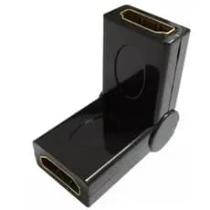 Adaptador Hdmi Femea X Femea Articulado 180 Graus