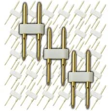 Kit 30 Emenda Rápida Para Mangueira Led Smd 5050 2 Pinos