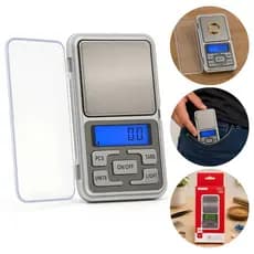 Mini Balança Digital De Bolso E Alta Precisão 0,1g Até 500g