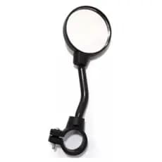 Retrovisor Redondo 74mm Haste Curta P/ Bike Urbana Speed Mtb Espelho para Bicicleta Mountain Bike
