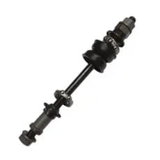 EIXO TRASEIRO BIKE ARO  24 26 29 COM MARCHA COMPLETO 175MM CAIXA COLAR AÇO