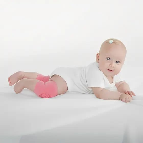 Joelheira Bebe Engatinhar Infantil Proteção de 1 a 2 Pares Para Joelhos Crianças Proteção e Conforto para Bebês
