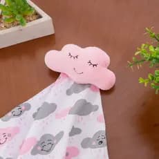 Naninha Para Bebe Nuvem Rosa