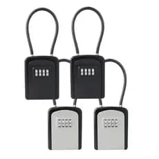4x Cadeados Metal Cofre Guarda Objeto Chaves Airbnb Surf Locker