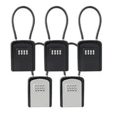 5x Cadeados Senha Cofre Metal Chave Objetos Airbnb Pousada Surf Locker