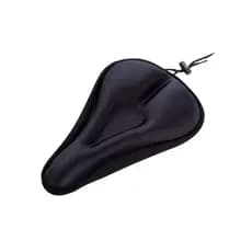 Capa Gel Banco Selim Assento Bike Almofada Forro Ajustável Anatômica Ciclismo Bicicleta Spinning