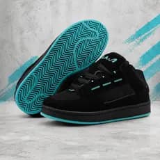 Tênis casual Coil Black White Casual Reflect Camurça Premium Esportivo femenino e masculino quadra