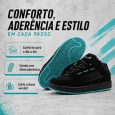 Tênis Casual preto branco academia esportivo skate  femenino Masculino moda old colada e costurada  envio rapido full