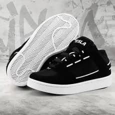 Tênis Casual preto branco academia esportivo skate  femenino Masculino moda ol colada e costurada  envio rapido 34 ao 43
