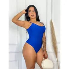Body Feminino de alcinha sem bojo - Suplex -Tamanho único M