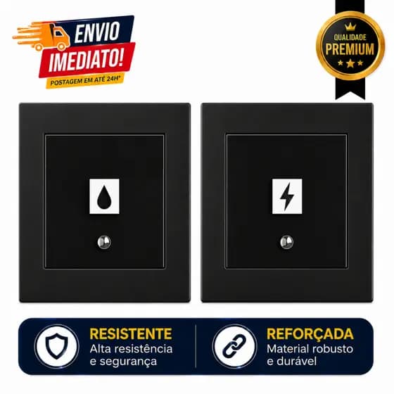Visores Para Hidrômetro e Relógio de Energia ( Água e Luz ) Residencial Desing Premium