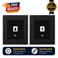 Visores Para Hidrômetro e Relógio de Energia ( Água e Luz ) Residencial Desing Premium