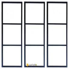 Suporte Triplo Estilo Industrial Preto P Pratelei.30cm - 3uni Trio (SKU3303)