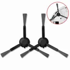 Kit 2 Escovas Laterais Par Compatível Xiaomi Robô Aspirador S10+ S20+ X10+ X20+ S40C