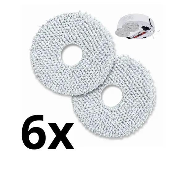 Kit Pano Mop Esfregão de Reposição Para Robô Aspirador Xiaomi S20+ S10+ X20+ X10+ X20 S40 S40 Pro H50