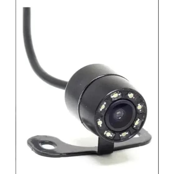 Câmera De Re Automotiva HD Infravermelho Visão Noturna Colorida Universal Veicular Carro Borboleta 2 Em 1 A Prova