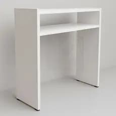 Mesa Para Manicure Prática com Prateleira Para Estufa 60cm Para Salão de Cabeleireiro