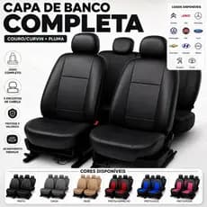 Jogo De Capas Para Banco De Carro Em Couro E Pluma Impermeável Todas Logo Jogo Completo Varias Cores