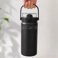garrafa térmica de água 1200ml 1.2L a Vácuo em Aço Inoxidável Água Gelada Com Tampa Esporte Premium
