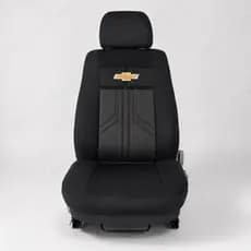 Capa Para Banco De Carro De Tecido E Couro Ecológico Capa De Banco Automotivo Premium Chevrolet