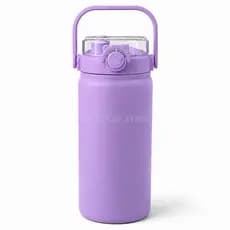 Garrafa Térmica Isolada 1200ml 1.2L a Vácuo em Aço Inoxidável Premium Água Gelada Esporte Com Tampa