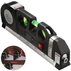 Nível Laser Multifuncional Level Pro3 - Precisão Profissional com 3 Linhas e Trena Integrada