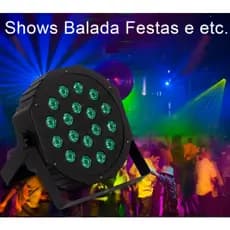 Canhão Led Refletor 18 Led Par Rgb Luz Dj Bivolt + Controle
