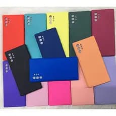 Capa Capinha Para-SAMSUNG NOTE 10 Plus  - Samsung Silicone Aveludado  POR DENTRO
