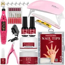 Kit Manicure Iniciante Completo + Sun Mini + Lixadeira Elétrica de Unhas