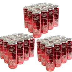 Água Mineral Com Gás Acquissima Lata 350ml Pack 36 Unidades 3 Fardos Lindóia Natural Refrescante
