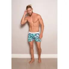 Kit 3 Cueca boxer adulto com forro de algodão.