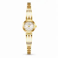 Relógio Feminino Dourado Quartz Leisite