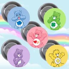 KIT 5 BOTTONS BUTTONS BROCHES URSINHOS CARINHOSOS