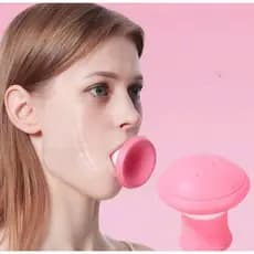 1 Exercitador facial Treinador de Mandíbula Contorno Queixo Duplo Silicone Facelift Trainer Aperto Muscular Oral.