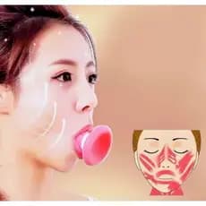 1* Exercitador facial e Afinador Face Rosto Massageador Rugas finas Papada Bigode Queixo Treinamento Novo Sugador
