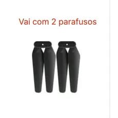 Peça Reposição Conjunto de 2 Hélices Lâminas com parafusos Drones E525, E88, E99, E58, S85, S89, K3.